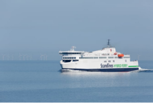 Scandlines hybrid ferry »Copenhagen«. 