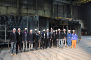 keel laying at Niron Staal 1