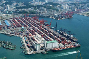 The 1.5 bn t cargo that have been handled in South Korean seaports mean a new record for the country.