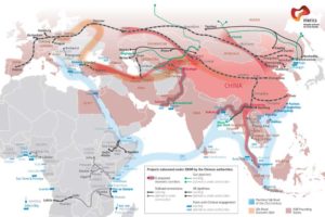 Sri Lanka gilt als wichtiger »Stützpunkt« in Chinas »One Belt One Road«- und »Maritime Silk Road«-Initiativen (Quelle: MERICS)