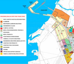 KIZAD location map khalifa port