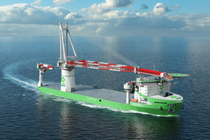 The world’s first LNG fuelled offshore construction vessel being built for DEME will be powered by Wärtsilä. (Photo: Wärtsilä)