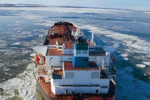 Euronav Tanker Cap Diamant in Ice