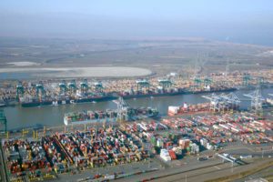 Antwerp Container terminals at Deurganckdock