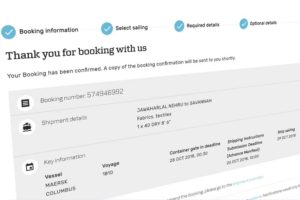 Maersk instant booking