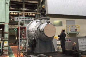 Der SCR-HP-Reaktor im Mitsui-Werk in Tamano